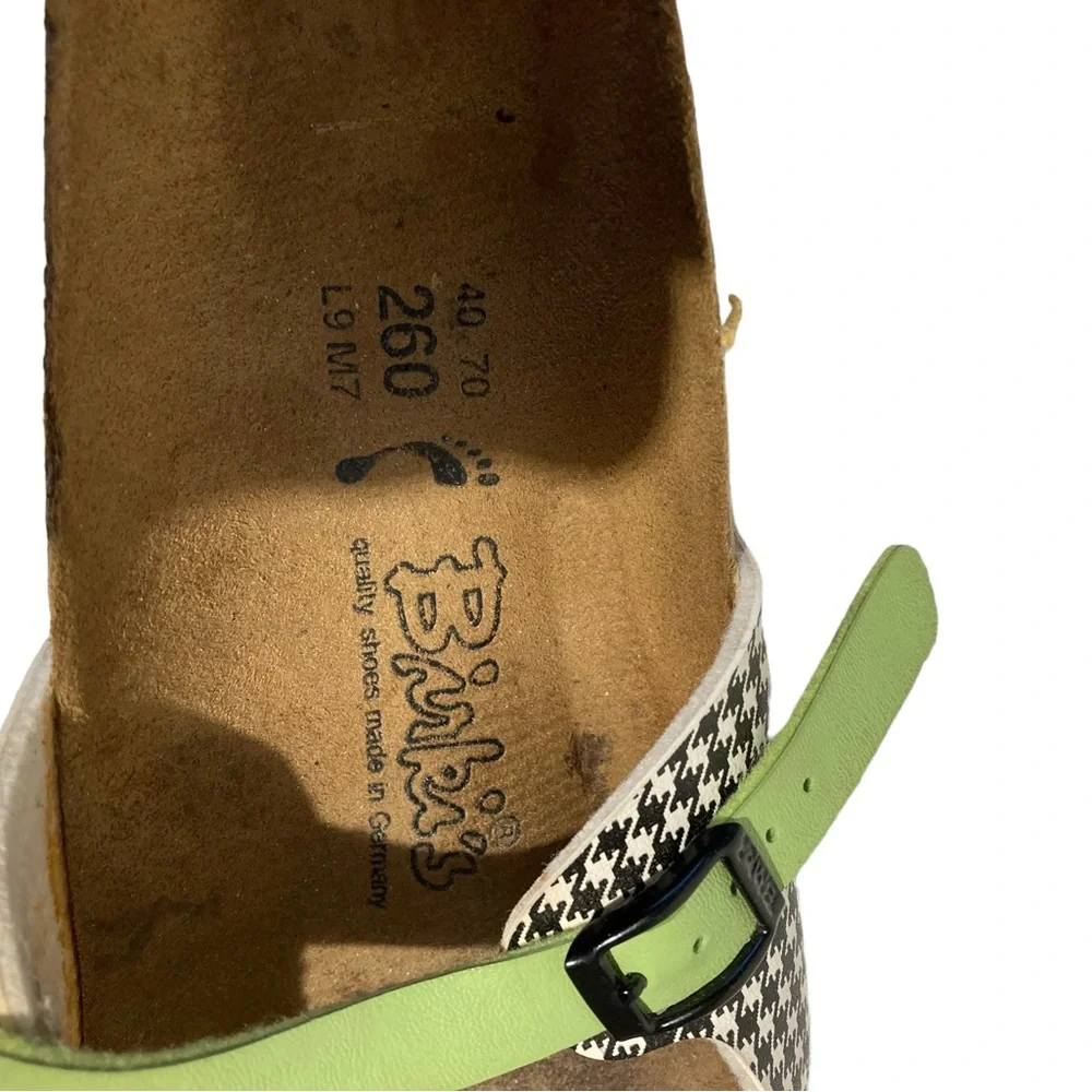 Birkie’s Houndstooth MaryJanes slip on sandals size 9.5 40 uk - Picture 8 of 11